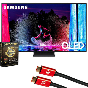 Samsung QN55S90DA 55" OLED 4K Smart TV (2024) + 12 Month Protection Pack