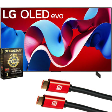 LG 83" OLED evo C4 Series Smart TV 4K Processor (2024) + 26 Month Protection