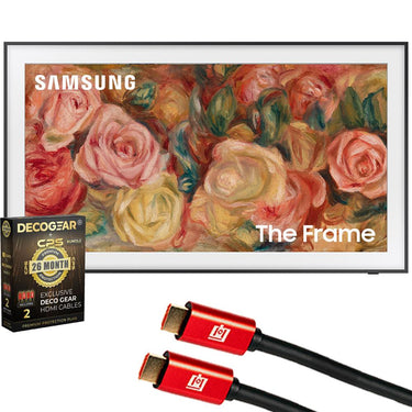 Samsung 55 inch The Frame QLED 4K Smart TV 2024 with 26 Months Protection Pack Bundle