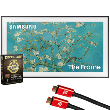 Samsung 32" The Frame QLED HDR 4K Smart TV + Deco Gear CPS Exclusive 26 Month Protection