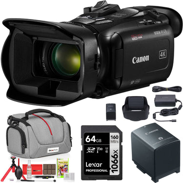 Canon Vixia HF G70 UHD 4K Camcorder (Renewed) Bundle with BP-820 Battery Pack and More