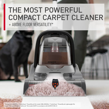 Hoover PowerDash Pet Advanced Compact Carpet Cleaner, Powerful Suction - Refurbished