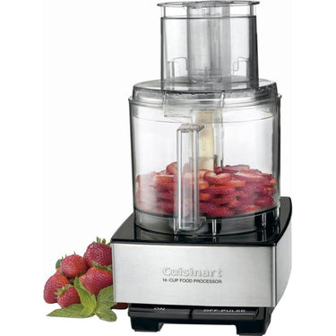 Cuisinart 14-Cup Large Food Processor with 720 Watt Motor in Stainless Steel Refurbished