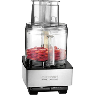 Cuisinart 14-Cup Large Food Processor with 720 Watt Motor in Stainless Steel Refurbished