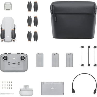 DJI Mini 4K Fly More Combo Drone Quadcopter w/RC-N1 Remote - Gray Open Box