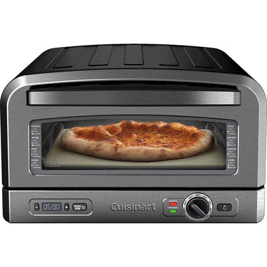 Cuisinart Indoor Portable Countertop Pizza Oven - Black Stainless Steel Open Box