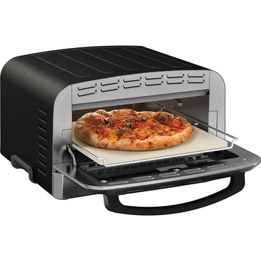 Cuisinart Indoor Portable Countertop Pizza Oven - Black Stainless Steel Open Box