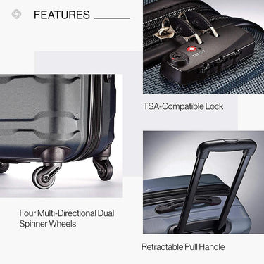 Samsonite 2-Piece Hardside Expandable Luggage Nested Spinner Set - 86358-2824 - Open Box