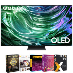 Samsung 65 Inch OLED 4K Smart TV 2024 with 12 Month Protection & Movies Streaming