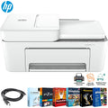 Hewlett Packard DeskJet 4255e Wireless Color Inkjet Printer w/ Printer Essentials Bundle
