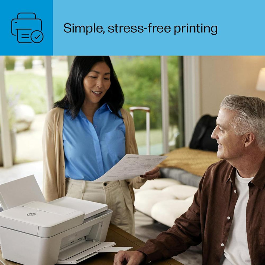 Hewlett Packard DeskJet 4255e Wireless Color Inkjet Printer w/ Printer Essentials Bundle