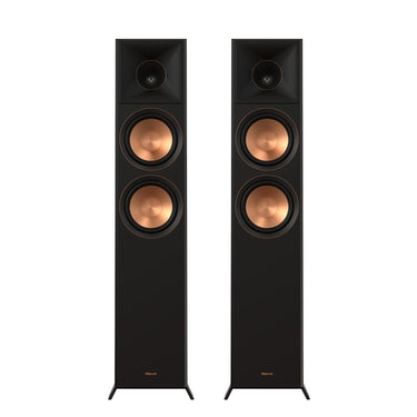 Klipsch RP-6000F II High-Fidelity Floorstanding Speaker with Enhanced Bass -2 Pack Ebony