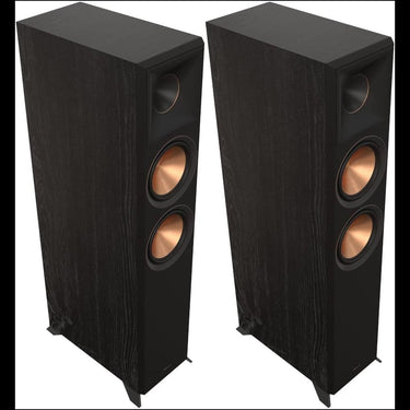 Klipsch RP-6000F II High-Fidelity Floorstanding Speaker with Enhanced Bass -2 Pack Ebony