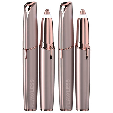 Finishing Touch Flawless Brows Eyebrow Hair Remover Electric Razor for Women (2-Pack)