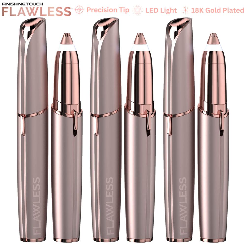 Finishing Touch Flawless Brows Eyebrow - Electric Razor (3-Pack)