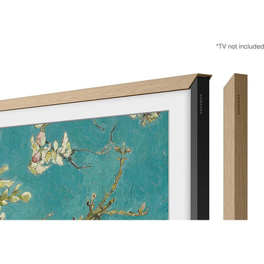 Samsung 32" The Frame Customizable Bezel 2023 (Modern Teak) w/ HDMI Cable Bundle