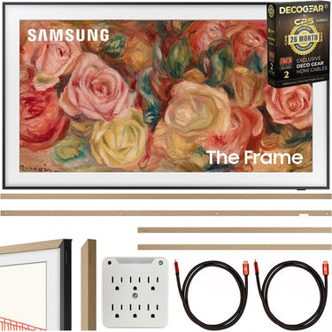Samsung 85 inch The Frame QLED 4K Smart TV 2024+26 Months Protection Pack Bundle