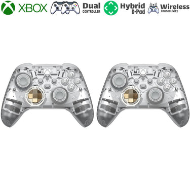 Microsoft Xbox Wireless Gaming Controller, Ghost Cipher Special Edition (2-Pack)