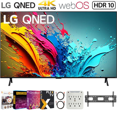 LG 98" 4K HDR Quantum Dot NanoCell LED TV (2024) + Premiere Movies Streaming Bundle