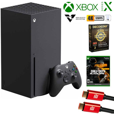 Microsoft Xbox Series X 1TB w/ Call of Duty Black Ops 6 +26 Months Protection Pack Bundle