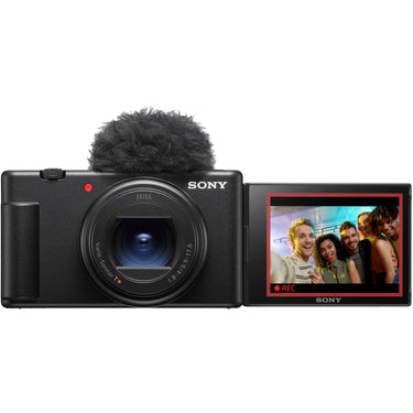 Sony ZV-1 II Vlog 4K Camera for Vloggers Black 2 Battery Bundle Refurbished