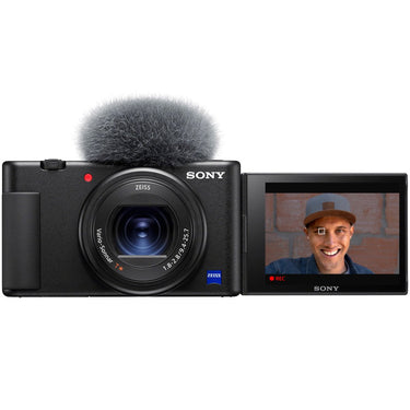 Sony ZV-1 Compact Digital Vlogging 4K Video Camera 2 Battery Bundle Refurbished