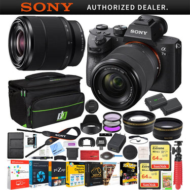 Sony a7 III 4K Camera + 28-70mm Lens + Case & 2x Battery Bundle Refurbished