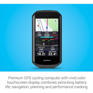Garmin Edge 1050 Premium Cycling Computer, Vivid Color Touchscreen Display