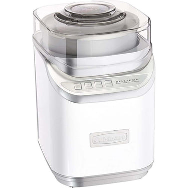 Cuisinart ICE-60WP1 2-Quart Cool Creations Ice Cream, Stainless Steel/White, Refurbished