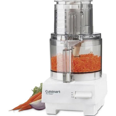 Cuisinart 7 Cup Food Processor, 600-Watt Motor, White, Refurbished