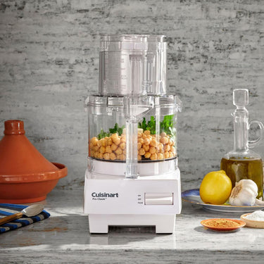 Cuisinart 7 Cup Food Processor, 600-Watt Motor, White, Refurbished