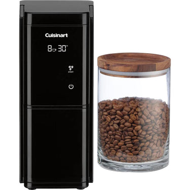 Cuisinart DBM-T10 14-Cup Touchscreen Burr Mill Coffee Grinder, Black - Refurbished