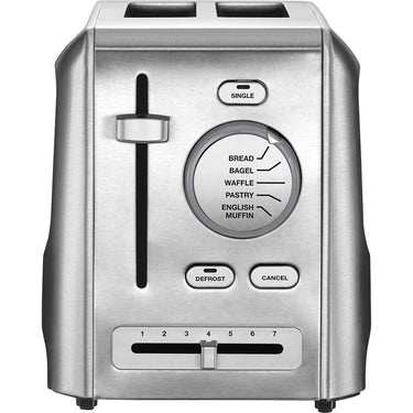 Cuisinart CPT-620 2-Slice Custom Select Toaster, Stainless Steel - Refurbished