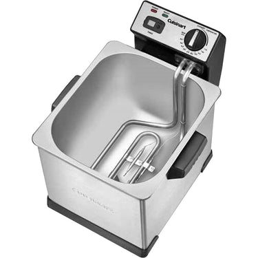 Cuisinart CDF-170 3.4-Quart Deep Fryer, Stainless Steel - Refurbished