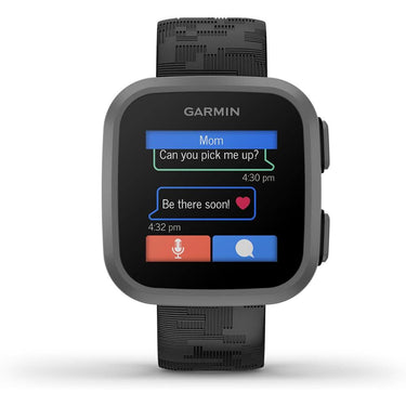 Garmin Bounce Kids Smartwatch, Black Camo w/ Sling Backpack + 2 Yr Warranty Bundle