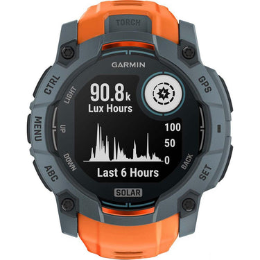 Garmin Instinct 3 - 50 mm Outdoor GPS Smartwatch, SOLAR, Twilight with Solstice Band