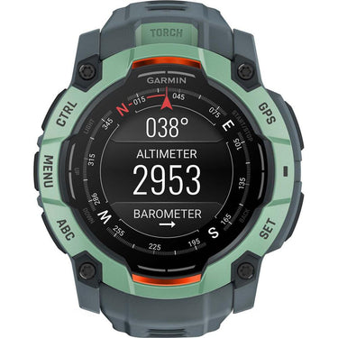 Garmin Instinct 3 - 50 mm Outdoor GPS Smartwatch, AMOLED, Neo Tropic with Twilight Band