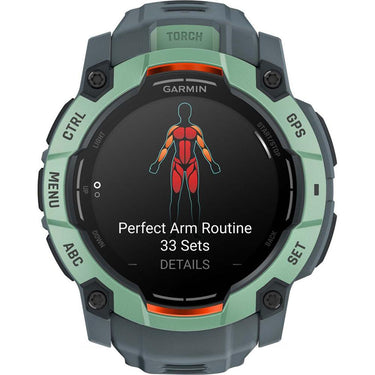 Garmin Instinct 3 - 50 mm Outdoor GPS Smartwatch, AMOLED, Neo Tropic with Twilight Band