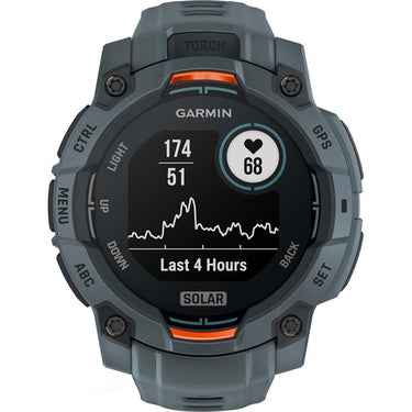 Garmin Instinct 3 - 45 mm Outdoor GPS Smartwatch, SOLAR, Twilight with Twilight Band
