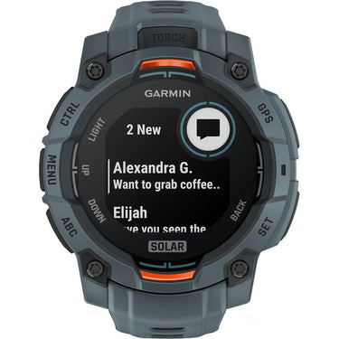Garmin Instinct 3 - 45 mm Outdoor GPS Smartwatch, SOLAR, Twilight with Twilight Band