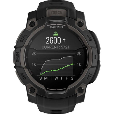Garmin Instinct 3 - 45 mm Outdoor GPS Smartwatch, AMOLED, Black with Black Band