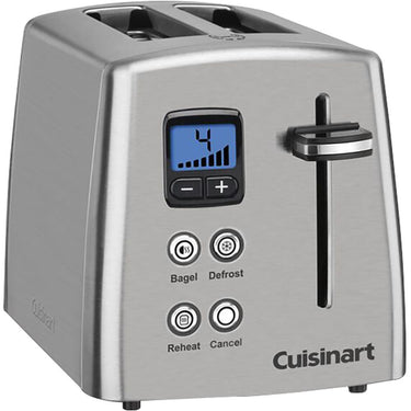 Cuisinart CPT-415 Countdown 2-Slice Metal Toaster, Brushed Stainless - Refurbished