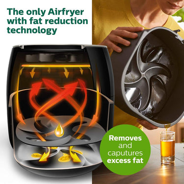 Philips Premium Airfryer XXL with Fat Removal Technology; HD9630/98; Black - Open Box