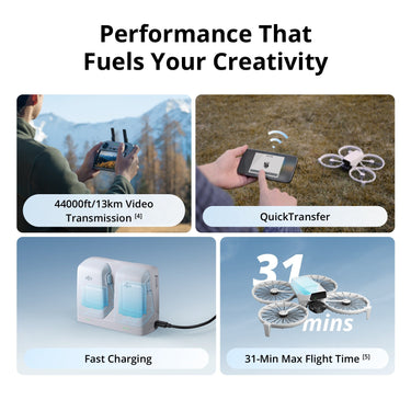 DJI Flip Drone Fly More Combo 4K UHD Quadcopter with RC 2 Remote + Accessory Bundle