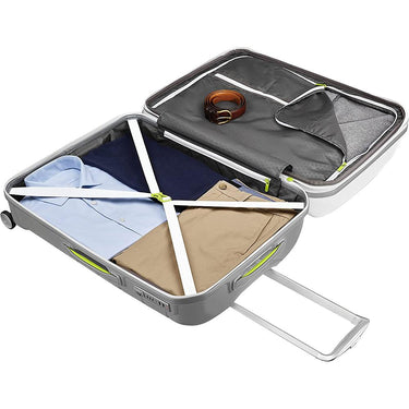 Samsonite Freeform 21 Carry-On Spinner Luggage; White/Grey - Open Box