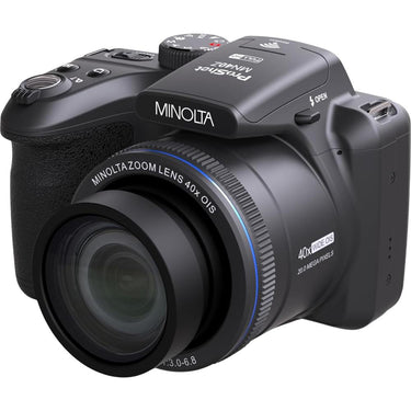 Minolta MN40Z 20 MP / 1080P FHD Bridge Camera w/40x Optical Zoom (Black) - Open Box