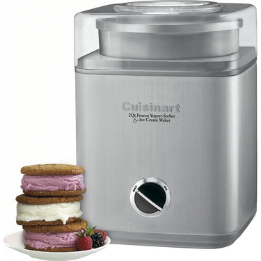 Cuisinart Pure Indulgence 2 Qt. Frozen Yogurt-Sorbet & Ice Cream Maker Open Box