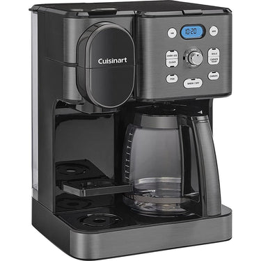 Cuisinart 2-IN-1 Center Combo Brewer Coffee Maker, Black Stainless - Open Box