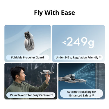 DJI Flip Drone Quadcopter 4K UHD Video Kit with RC-N3 Remote + Accessory Bundle