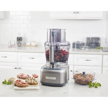 Cuisinart Elemental 13 Cup Food Processor with Dicing Kit Gunmetal FP-13DGM (Refurbished)